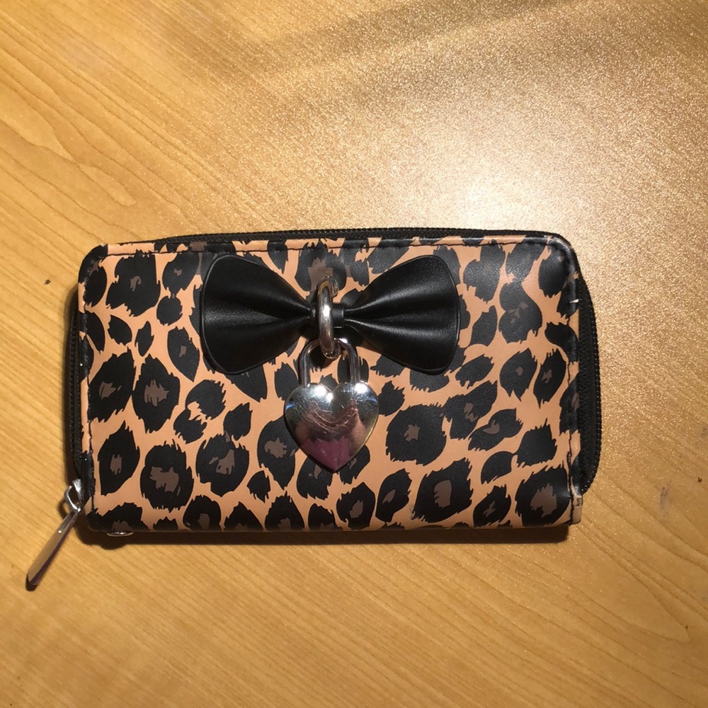 Cheetah print wallet